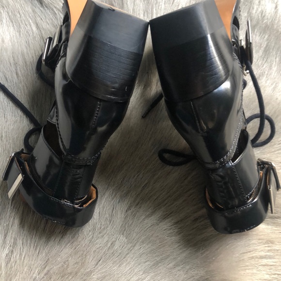 Chloe Rylee lace up Black Boots 36 - Picture 6 of 8